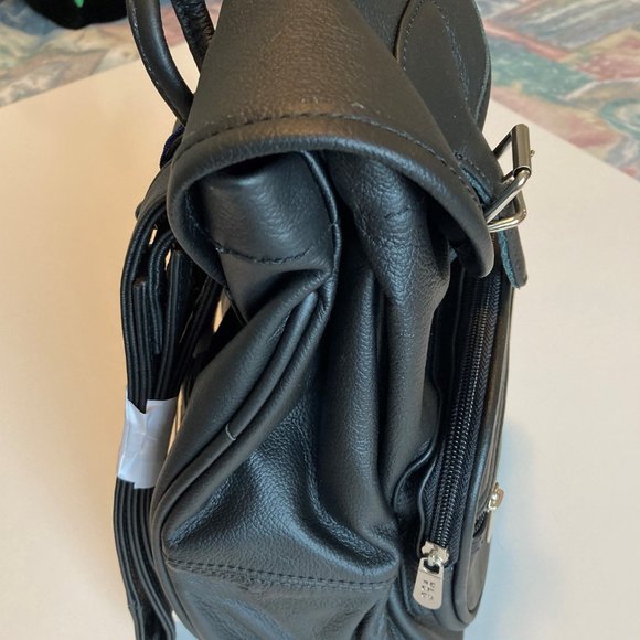 Amerileather Backpack Purse - Black - NWT main image 7